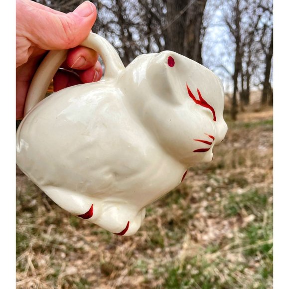 Vintage Shawnee Pottery Puss & Boots Cat Creamer Pitcher - Picture 3 of 12